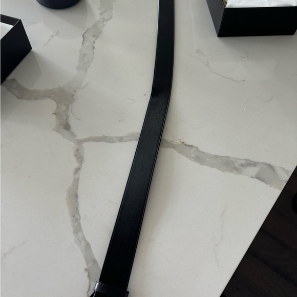 Gucci Belt- GG MARMONT 2015 RE-EDITION WIDE BELT- black size 85 EUC - Picture 8 of 14